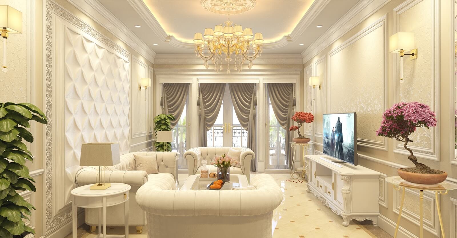 Phong cách thiết kế nội thất tân cổ điển - Housedesign