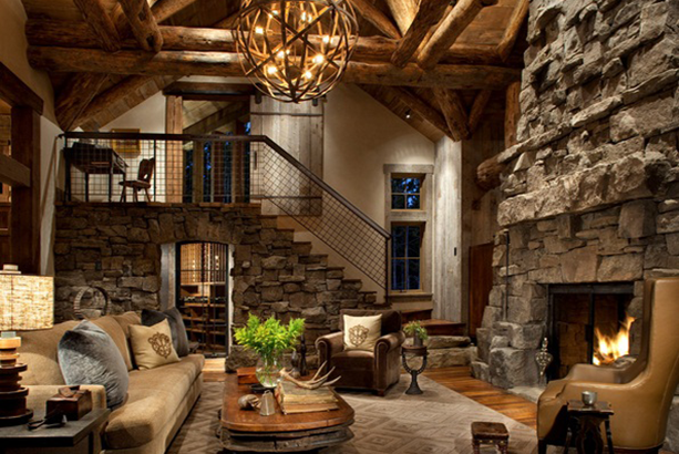 Phong cách Rustic thô mộc trong thiết kế nội thất